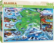 MasterPieces 1000 Piece Jigsaw Puzzle for Adults, Family, Or Youth - Alaska National Park - 19.25"x26.75"