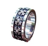 Streetsoul mens finger ring (German Cross Rotatable, 12)