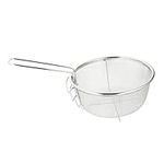 1pc Basket Tool Trays Frying Colander Turkey Filter for Sink Chicken Wire Fries Frying Fry Serving Mini Tray French Fry Skimmer for Kitchen Food Network Mesh Stainless Steel