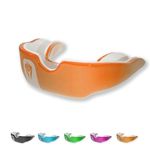 Titan Tri Boil-Fit Mouthguard | Gum Shield with Premium Breathable Fyber-Vent Bag for Rugby, Hockey, Boxing, MMA, Judo, Karate and Contact Sports - Spark (Senior, Spark)