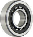 FAG NJ306E-TVP2-C3 Cylindrical Roller Bearing, Single Row, Straight Bore, Removable Inner Ring, Flanged, High Capacity, Polyamide/Nylon Cage, C3 Clearance, Metric, 30mm ID, 72mm OD, 19mm Width