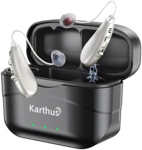 Karthus OTC Hearing Aids for Seniors, Rechargeable with Noise Reduction