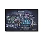 Hollow Knight RPG Game Map Poster C