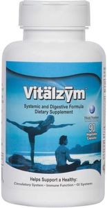 Vitälzym Original Proteolytic Systemic Digestive Enzyme Formula Serrapeptase Source | Anti-Inflammatory Immune and Joint Support Increase Blood Flow Cardio Function | Healthy Men Women (90 Capsules)