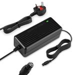 Xahpower 42V 2A Electric Scooter Charger, Mini 3 Pin Connector Hoverboard Charger, Power Supply Adapter for Self-Balancing Scooter, Drifting Board, 36V Lithium Battery