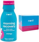 Morning Recovery, Electrolyte with Energy, Milk Thistle Drink Proprietary Formulation to Hydrate While Drinking for Morning Recovery, Highly Soluble Liquid DHM, Berry, Pack of 6