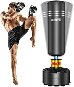 Dripex Freestanding Punching Bag 69''- 182lb Heavy Boxing Bag with Stand for Adult Youth - Men StandingBoxing Bags for Home Gym