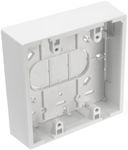 Leviton 42777-2WB Surface Mount Backbox, Dual Gang, White, 1.45 Inches