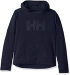 Helly Hansen Juniors & Kids Daybreaker HH Logo Soft Fleece Hooded Sweatshirt, 597 Navy, Size 12