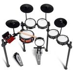 Alesis Nitro Pro XL Electric Drum Set with Dual-Zone Quiet Mesh Pads, 500+ Authentic BFD Sounds, Bluetooth, Drumeo, USB MIDI