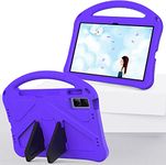 Gruattreay Compatible with Xiaomi Redmi Pad 2022 10.61" Tablet Case for Kids - Durable Lightweight EVA Shockproof Protective Handle Stand Cover for Redmi Pad 10.6 inch 2022 (Purple)