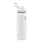 Takeya Actives Insulated Stainless Steel Water Bottle with Spout Lid, 0.7 Liter / 24 Ounce, Arctic