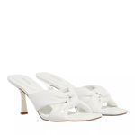 Michael Kors Women's Elena Heeled Sandal, Optical White, Size 5.5 UK