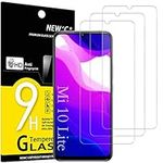 NEW'C [3 Pack Designed for Xiaomi Mi 10 Lite Screen Protector Tempered Glass, Case Friendly Anti Scratch Bubble Free Ultra Resistant