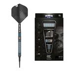 Target Darts Adrian Lewis 18G Black Edition 90% Tungsten Soft Tip Darts Set, (210182)