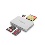 Welborn High Speed 3.0 Multi Card Reader M2/Micro SD Slot : MS Micro (M2) / Micro SD/T-Flash SD mSlot: SD/SDHC/SDXC, CF Slot : Compact Flash(CF), MS Slot: Memory Stick (MS)