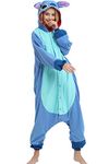 Stitch Adult Onesie, Stitch Costume for Women, Men & Teens. XL