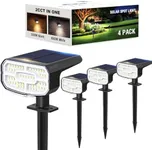 JEJOT Solar Spot Lights Outdoor Wat