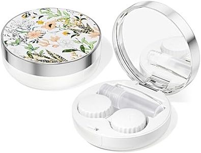 Contact Lens Case/Contact Case, Travel Contact Lens Case Cute Contact Case and Solution Perfect for Daily Travel Outdoor