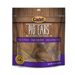 IMS Trading 00867 12-Pack Pig Ears Dog Treat