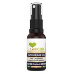 Love CBD Oil - High Strength 2000mg Full Spectrum - Vegan Friendly - 20ml - UK Made