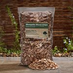 Mesquite Smoking/Smoker Wood Chips 3 Litre - (24 Great Flavours 100% Natural) Kiln Dried Woodchips for Smoking Food/Smokers/BBQ's/Ovens