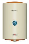 Havells Troica 15 Litre Storage Water Heater | Metal Body, Glass Coated Tank | Warranty: 7 Year on Tank, Free Flexi Pipes,Free Installation | (Ivory Brown)