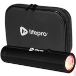 LifePro Portable Infrared & Red Light Therapy for Body & Face - Powerful Torch in a Pocket Size - Red Light Therapy Device, Use 3 wavelengths - Near Infrared Light Therapy for Body