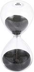 SuLiao Hourglass 20 Minute Sand Timer: 5.1 Inch Black Sand Clock, Large Sand Watch 20 Min for Kids, Games, Classroom, Home, Desk, Office Decorative