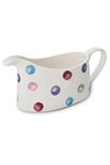 Cooksmart British Designed Ceramic Gravy Boat | Gravy Jug to Match All Kitchen Designs | Gravy Jug Perfect for Family Dinners & Sunday Roast - Spotty Dotty