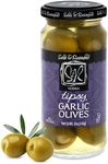 Tipsy Olives - Green Olives Stuffed with Garlic - Large Cocktail Olives with Vodka for Cocktails, Bloody Mary Condiments - Sable & Rosenfeld - 5 oz (Pack 1)