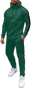 COOFANDY Men's Activewear Track Suit For Men 2 Piece Winter Casual Sweat Suit Wrinkle Free Mens Athletic Matching Sets