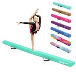 FBSPORT 8ft Balance Beam: Folding Floor Gymnastics Equipment for Kids Adults,Non Slip Rubber Base, Gymnastics Beam for Training, Practice, Physical Therapy and Professional Home Training