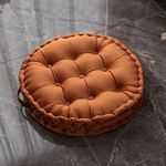 Round Floor Cushion Solid Color Dut