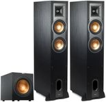 Klipsch Reference R-26FA Dolby Atmos Floorstanding Speaker (Pair) + R-12SW 12″ Subwoofer – Premium Home Theater Tower & Deep Bass Sub Bundle