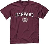 Barnesmith Harvard University Short-Sleeve T-Shirt, Crest, Crimson, Small