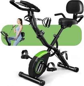 Caromix 4 in 1 Folding Exercise Bike, 330LB Capacity