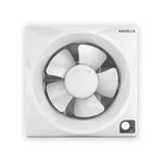 Havells 200mm Ventil Air Smart Exhaust Fan | Strong Air Suction, Rust Proof Body and Dust Protection Shutters | Suitable for Bathroom, Kitchen & Office, 2 Year Warranty | (Pack of 1, White)