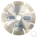 MLD CFWAP136 marble cutting blade 4 inch for Marble, Granite Cutting 110mm Diamond Wheel Cutter, Saw Blade (Size 4 inch,Multicolour) pack of-1