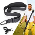Eloptop Trimmer Strap Weed Eater Strap [Upgraded Metal-Clip] Easy Release Shoulder Trimmer Harness, Compatible with EGO String Trimmer, Leaf Blower, Multi Head System