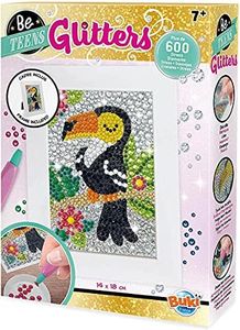 Buki France- Be Teens Glitters-Tucano Einhorn Gioco Pittura Diamanti, Multicolore, Taglia Unica, DP004