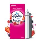 Glade Touch & Fresh Air Freshener Refill, Touch Activated Odour Eliminator for Bathroom & Home,Bubbly Berry Splash, Pack of 12 (12 x 10ml)