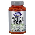 Now Foods MCT Oil 1000mg (Weight Management, Halal, Keto Friendly, Kosher, Egg Free) - 150 Softgels