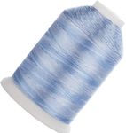 Simthread Variegated Polyester Embroidery Thread 5500Yards 5000M High-Yardage 40WT 100% Polyester Thread, High-Speed Rated – Compatible with Brother, Singer, Janome & More-S118