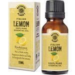 Natural Planet Italian Lemon Essential Oil 15ML Natural 100% Pure & Undiluted Therapeutic Grade Pure, Cruelty Free…