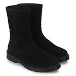 Womens Leather Snow Boots