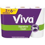 Viva Signature Cloth Paper Towels, 3 Double Rolls, 94 Sheets per Roll