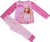 Disney Barbie Movie Pyjamas - Girls Sizes 3-8 Years (3-4 Years) Pink