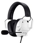 SENZER SG500 Gaming Headset for PS5 PS4, Surround Sound Headset with Noise Canceling Microphone - Detachable Memory Foam Ear Pads Portable Foldable Headphones for PC Switch Laptop - White