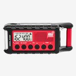 Midland ER310 Emergency Solar Hand Crank AM FM Digital Weather Radio with Cree LED Flashlight and USB Charger Output